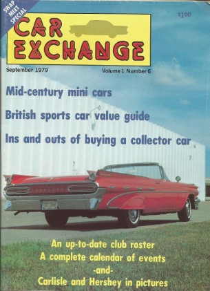 CAR EXCHANGE 1979 SEPT - CORVAIR, POSTWAR COMPACTS, MID-CENTURY MINI CARS